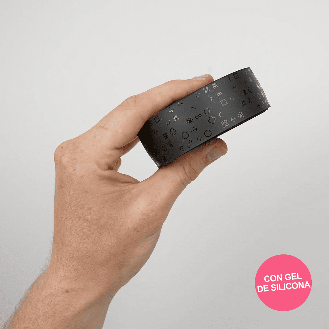 BURGH Classic, Hieroglyph Stealth (con gel de silicona)