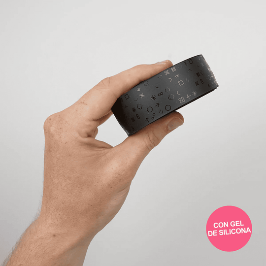 BURGH Classic, Hieroglyph Stealth (con gel de silicona)